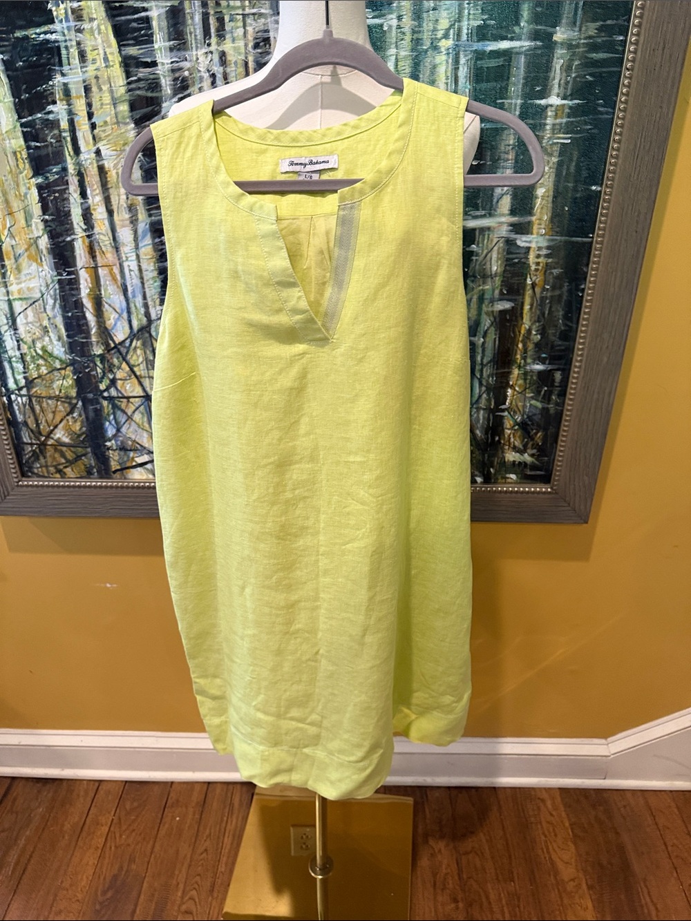 Tommy Bahama Yellow Linen Dress
